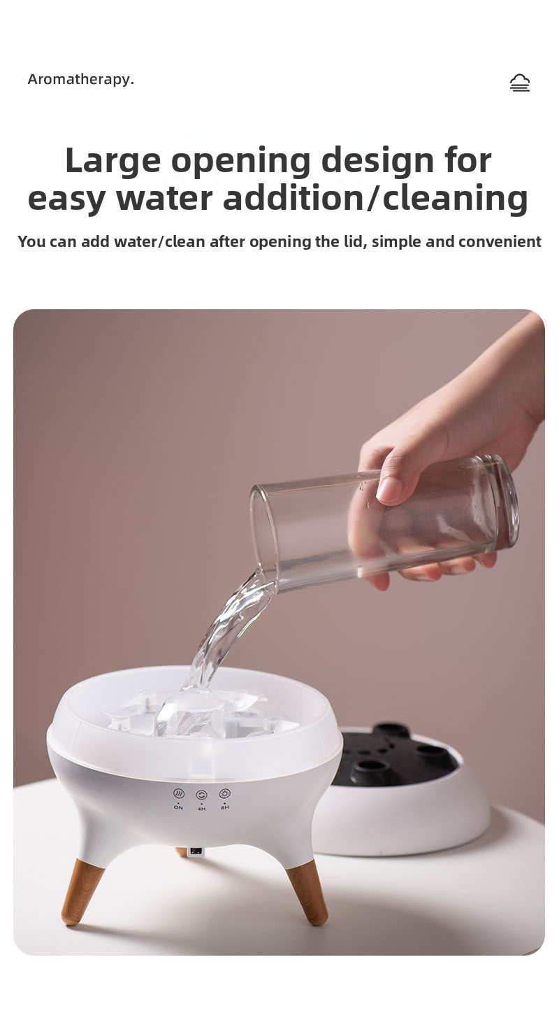 New Multi-Spray Jellyfish Aromatherapy Machine Home Desktop Large Mist Volume Smoke Ring Colorful Flame Fragrance Machine Gift