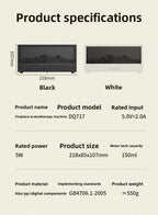 New Retro Fireplace Aromatherapy Machine Colorful Timer Remote Control Simulated 3D Flame Ultrasonic Essential Oil Fragrance Machine