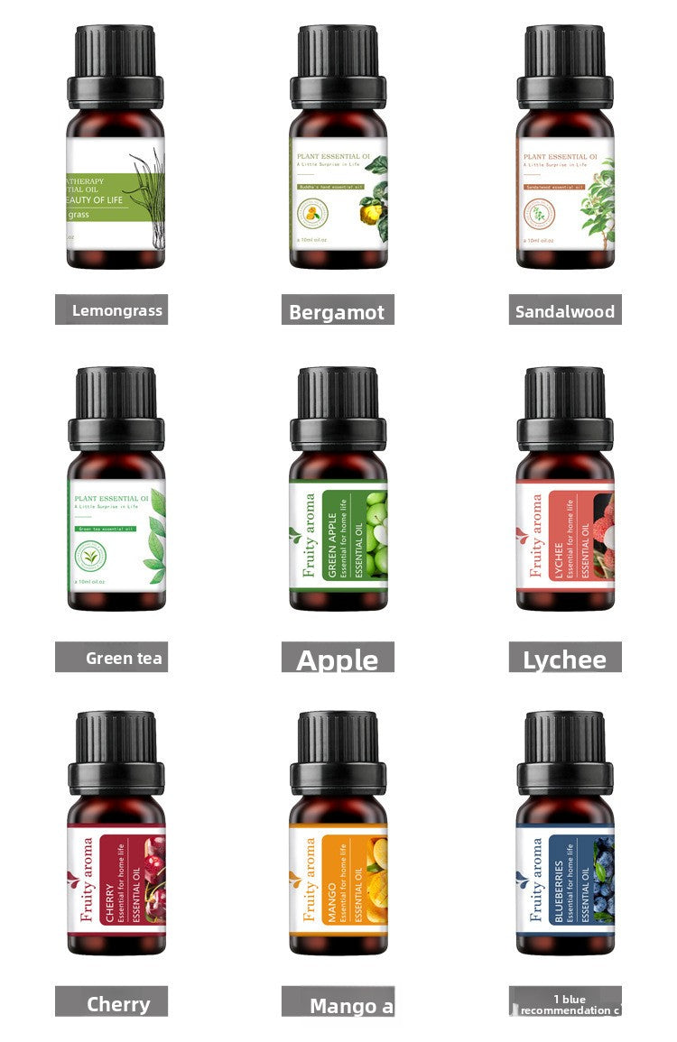 Water Soluble Aromatherapy Essential Oil Set 10ml Humidifier Special Fragrance Oils Plant Diffuser Aromatic Kit