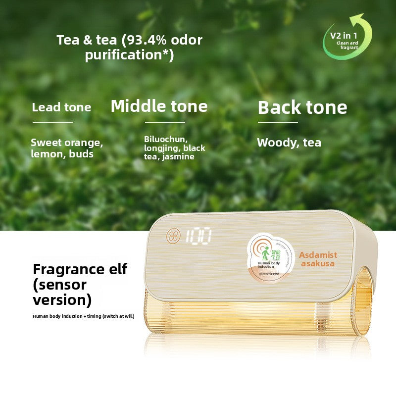 Asakusa Mijia Version Human Body Sensing Aromatherapy Machine Home Rechargeable Automatic Fragrance Sprayer Essential Oil Aroma Diffuser Gift Wholesale