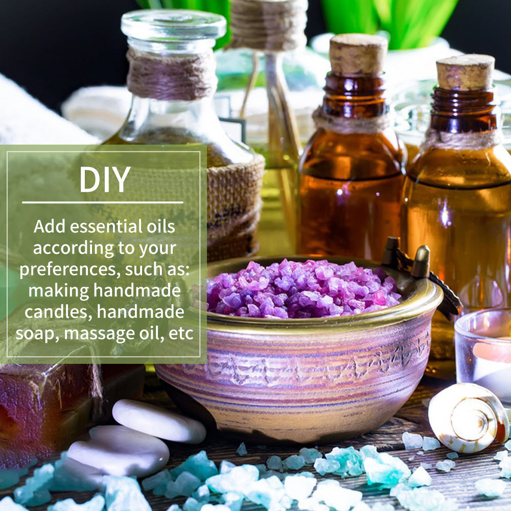 100% Pure Essential Oils Set Aromatherapy for Home Diffuser Natural Plant Extracts Long Lasting Fresh Air Water Soluble Aromatherapy Kit