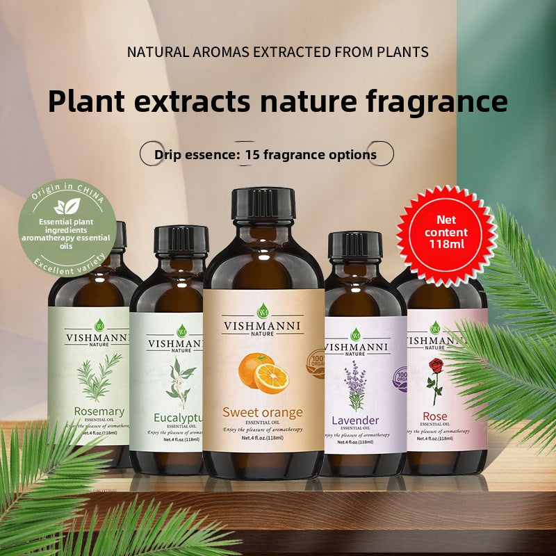 Cross-Border Single Essential Oil Rose Lavender Jasmine Massage SPA Aromatherapy Plant Extract Water-Soluble Fragrance Essential Oil