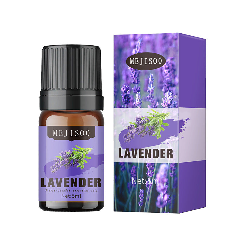 Cross-Border English Water-Soluble Aromatherapy Essential Oil 5ML Plant Essential Oil Suitable for Bedroom Humidifier Diffuser Aromatherapy Essential Oil