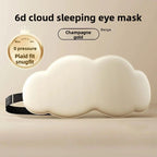 6D 3D Stereo Cloud Sleep Mask for Women Men Lightweight Breathable Eye Mask for Travel Nap Insomnia Relief Eye Fatigue