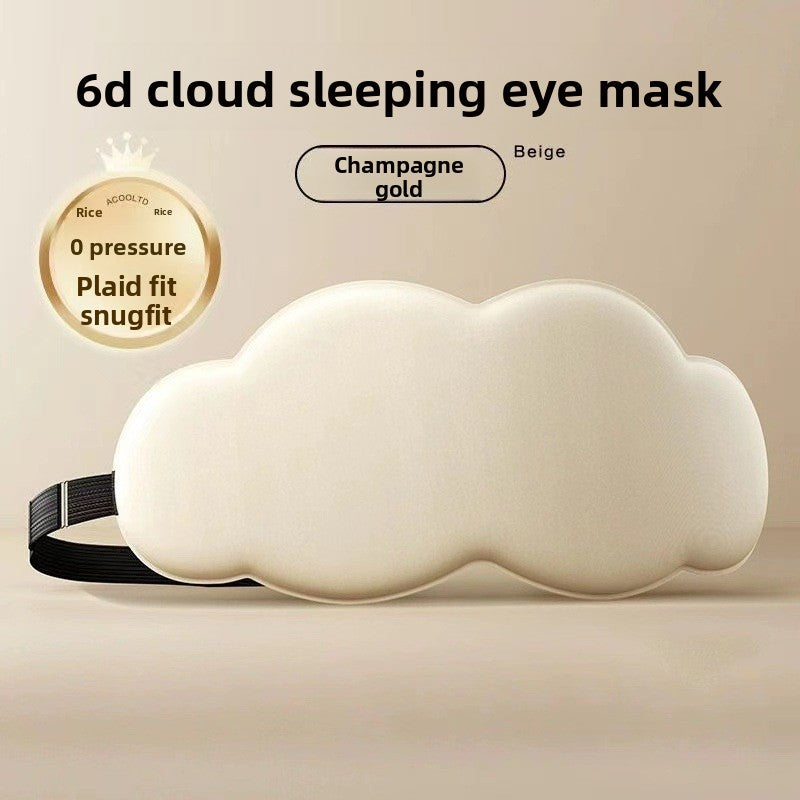 6D 3D Stereo Cloud Sleep Mask for Women Men Lightweight Breathable Eye Mask for Travel Nap Insomnia Relief Eye Fatigue