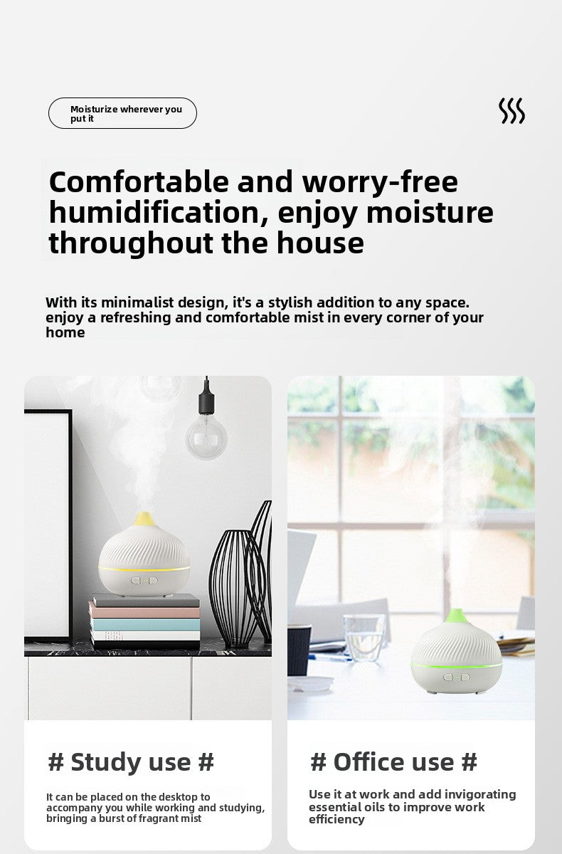 Cross-Border Onion Head Aromatherapy Machine Ultrasonic Humidifier Colorful Atmosphere Light Aromatherapy Machine Humidifier Air Humidifier