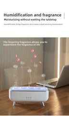 Cross-Border Water Drop Essential Oil Aromatherapy Machine Home Large Mist Volume Remote Control Timing Ultrasonic Atomization Humidifier Christmas Gift