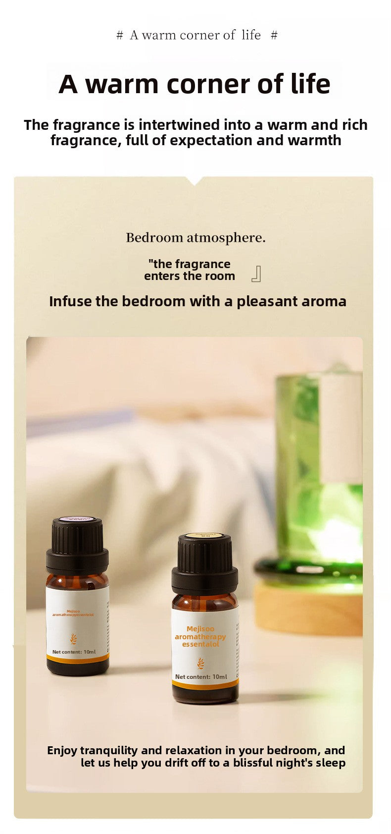 Oil-Soluble Aromatherapy Essential Oil Fresh Air Aromatherapy Candle Diffuser Stone Special Plant Aromatherapy Essential Oil
