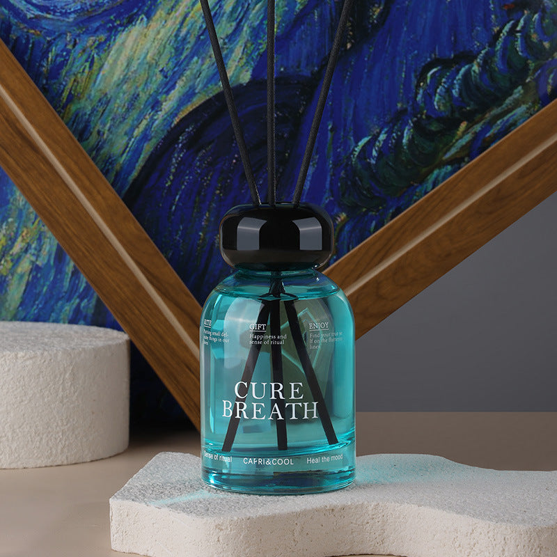 100% Natural Reed Diffuser Aromatherapy Essential Oil Home Fragrance Long Lasting Scent Minimalist High-end Room Deodorizer Gift for Women Men