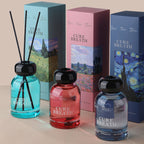 100% Natural Reed Diffuser Aromatherapy Essential Oil Home Fragrance Long Lasting Scent Minimalist High-end Room Deodorizer Gift for Women Men