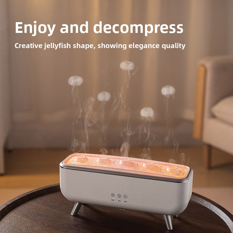 Cross-Border Water Drop Essential Oil Aromatherapy Machine Home Large Mist Volume Remote Control Timing Ultrasonic Atomization Humidifier Christmas Gift