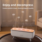 Cross-Border Water Drop Essential Oil Aromatherapy Machine Home Large Mist Volume Remote Control Timing Ultrasonic Atomization Humidifier Christmas Gift