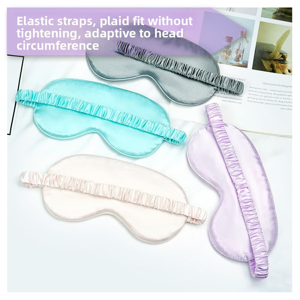 True Silk Sleep Mask Double Sided Light Blocking 100% Natural Mulberry Silk Eye Mask for Women Men with Adjustable Strap Breathable Comfortable for Night Sleep Travel