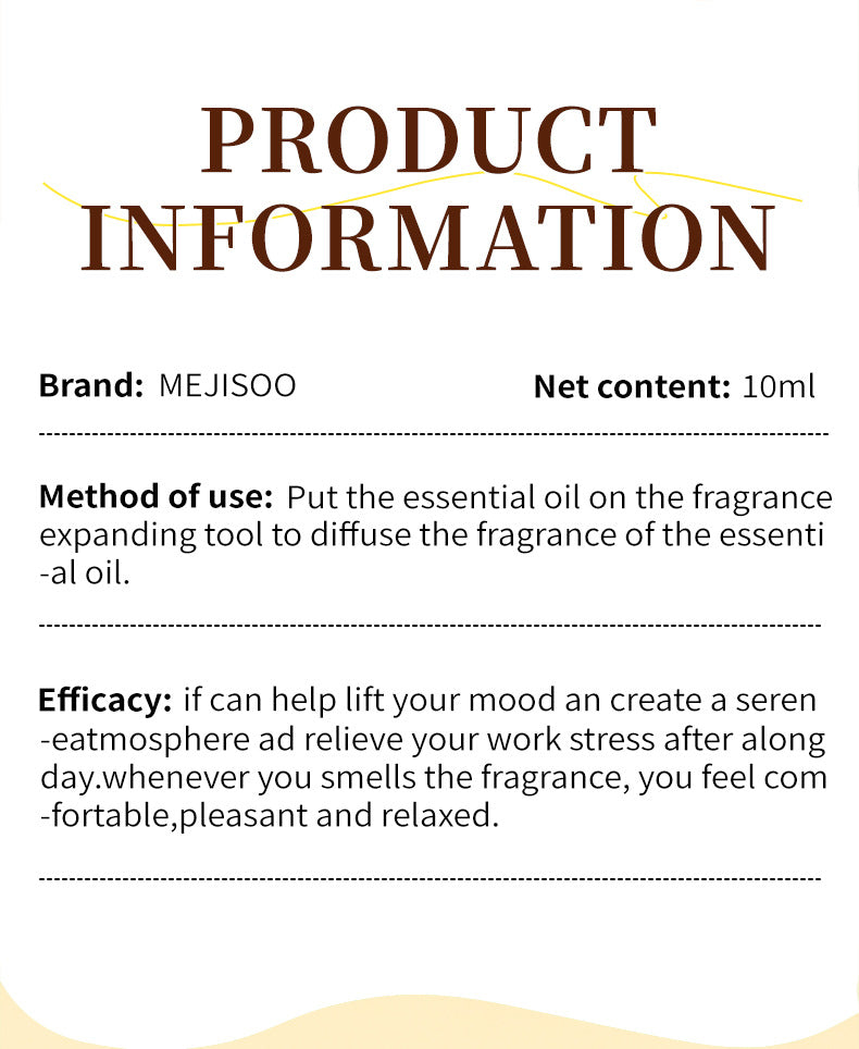 Cross-Border Miami Plus Sa Store Aromatherapy Essential Oil Sweet Tobacco Gingerbread Multi Berry Jam Water-Soluble Aromatherapy Essential Oil Export