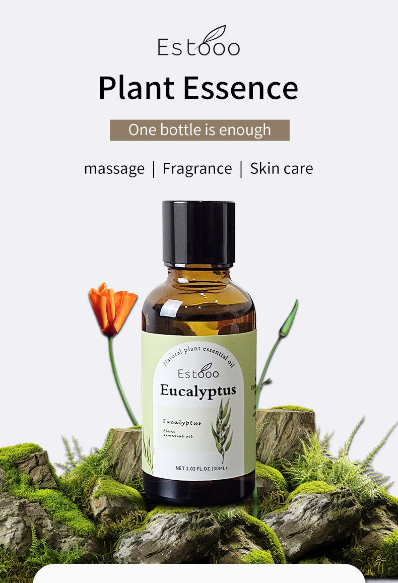 Eucalyptus Essential Oil 30ml Car Hotel Indoor Diffuser Special Flameless Aromatherapy Massage Skincare Plant Oil